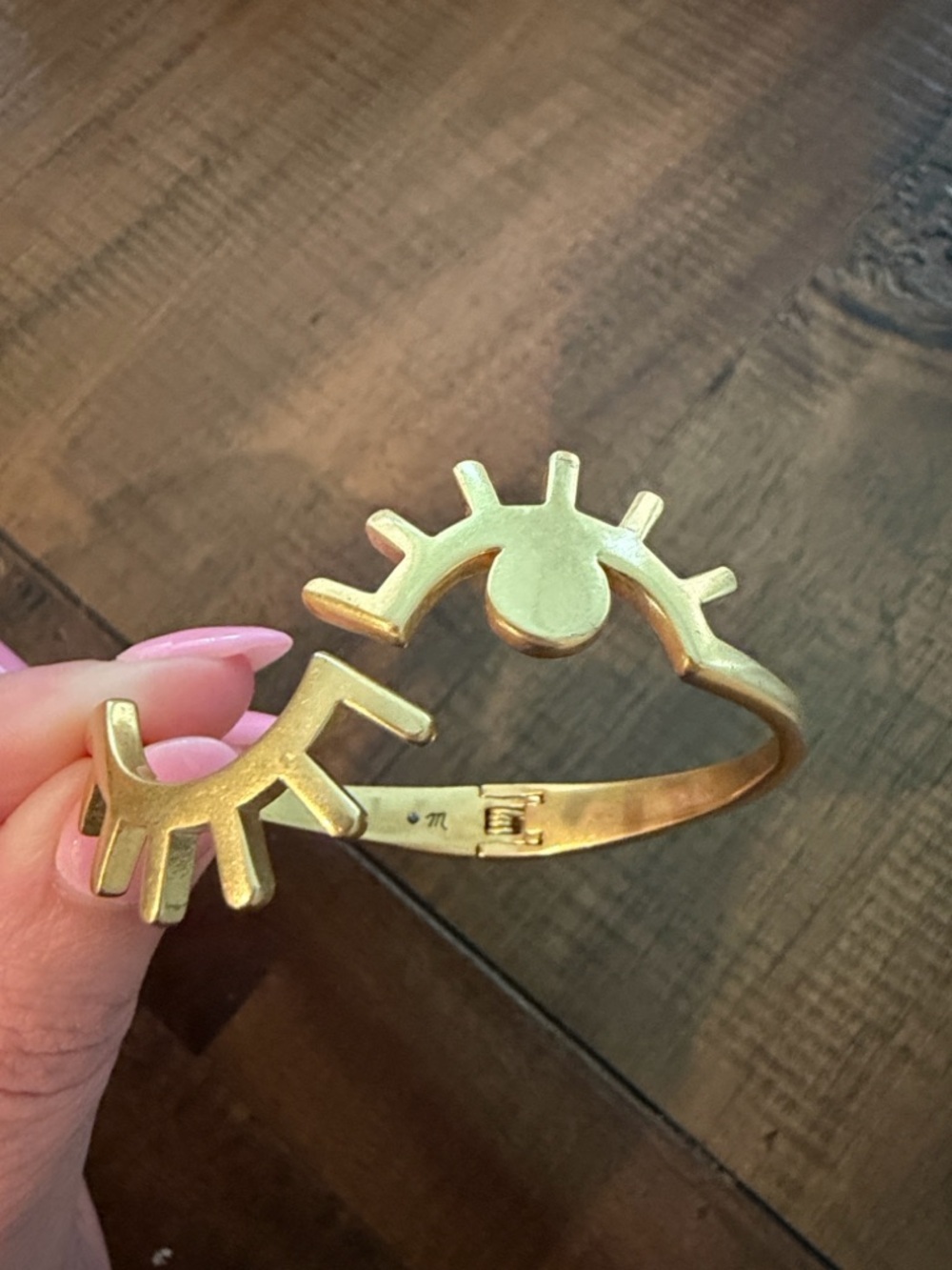 Madewell Looker Hinge Cuff Bracelet - Picture 4 of 5
